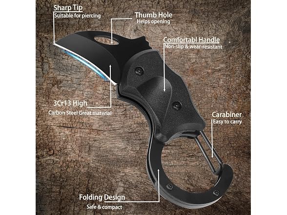 EILIKS CON-113 2pk Small Mini Folding Pocket Knife