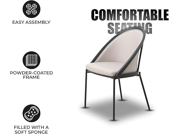 LeisureMod  Urbane Dining Chair