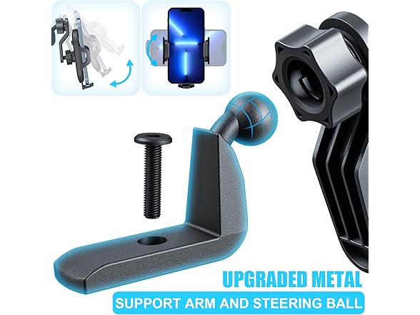 Upgraded Phone Mount for Jeep Wrangler