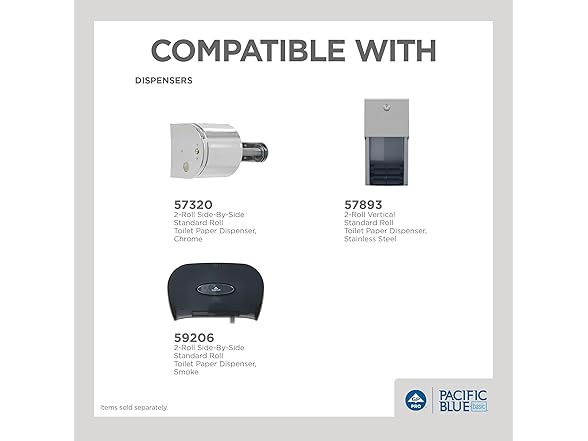 Pacific Blue 2-Ply Toilet Paper 80 Rolls