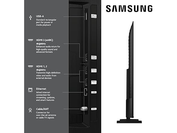 Samsung QLED Q7F 4K Smart TV (2025) (Factory Reconditioned)