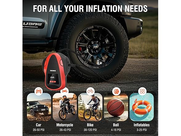 Tire Inflator Portable Air Compressor