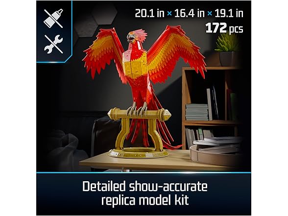 4D Build, Harry Potter Fawkes Phoenix 3D Model Kit