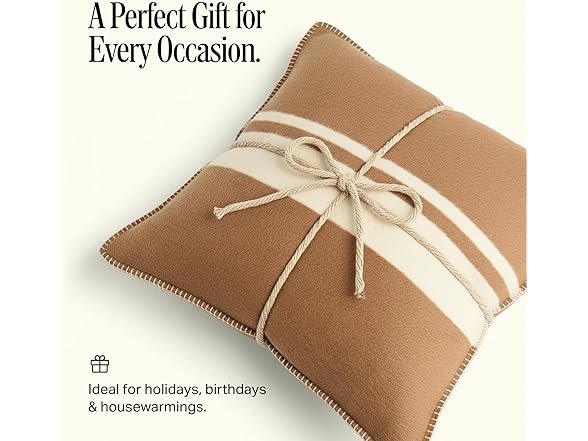 Preston Lane Highrise Throw Pillow – 21" x 21" Camel - Gallery 6