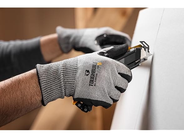 Toughbuilt TB-P2-112-5-L Nitrile Dipped Gloves