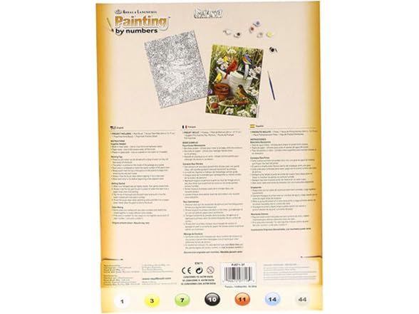 Royal Brush Junior Small Paint by Number Kit, 8.75 x 11.75"