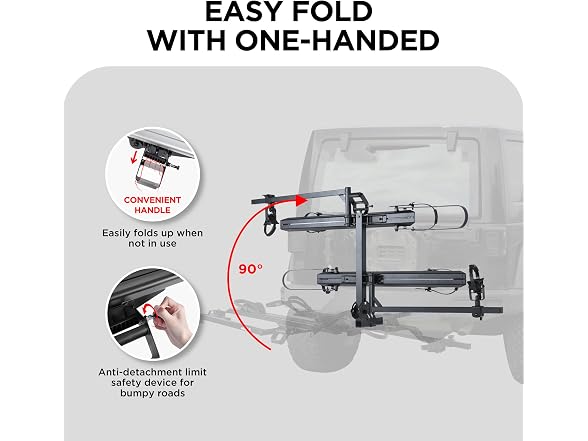 EZ-FOLD Aluminum 2-Ebike Carrier