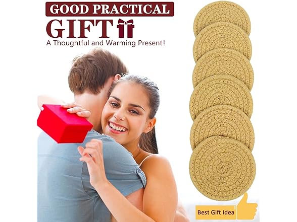 Casaphoria Cotton Woven Coasters