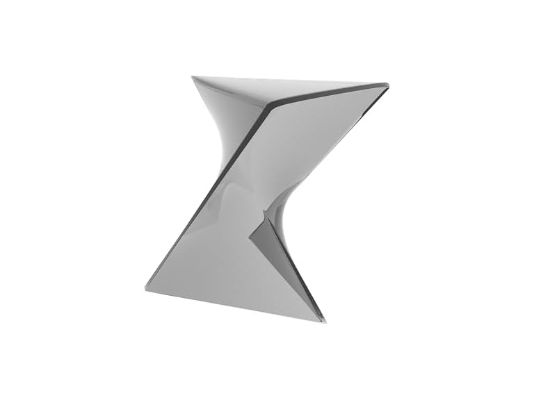 LeisureMod RS17TRSM Randolph Side Table Smoke