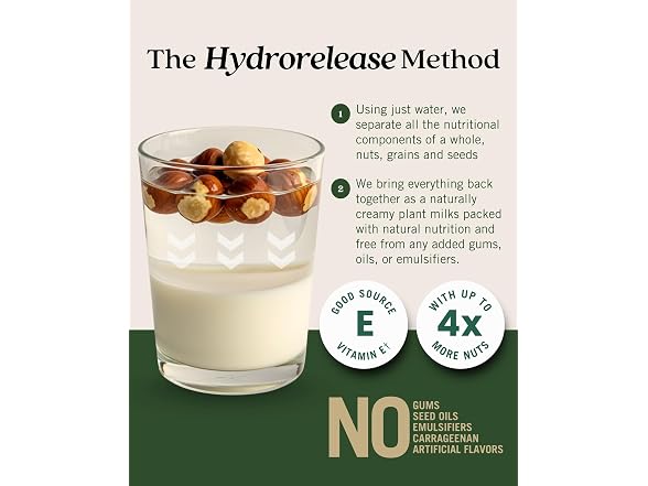 6PK Elmhurst 1925 Unsweetened Hazelnut Milk