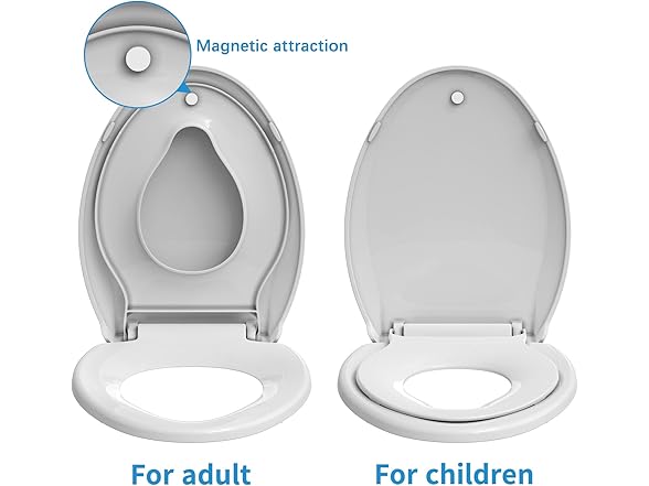 GarveeLife Toilet Seat, Built-in Toddler Potty Training