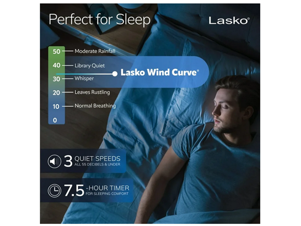 Lasko T42951C FAN TOWER W/REMOTE 42IN Black