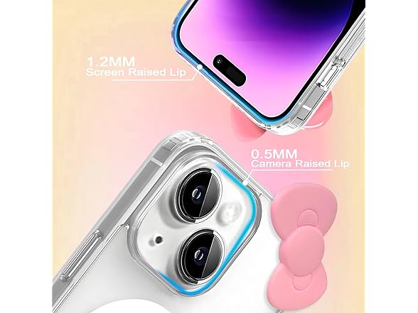 DLIIDCA Cute Cartoon 3D Bowknot Design