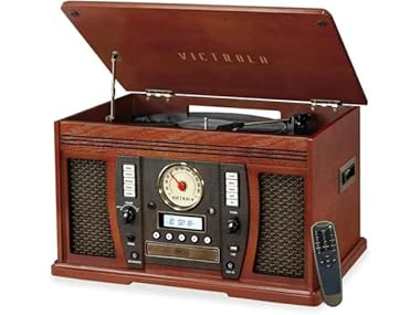 $99.99, Was $269.99, 62% Off! Victrola Aviator 8-in-1 Bluetooth Record Player dealfomo