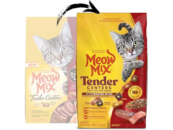 Meow Mix Tender Centers with Basted Bites