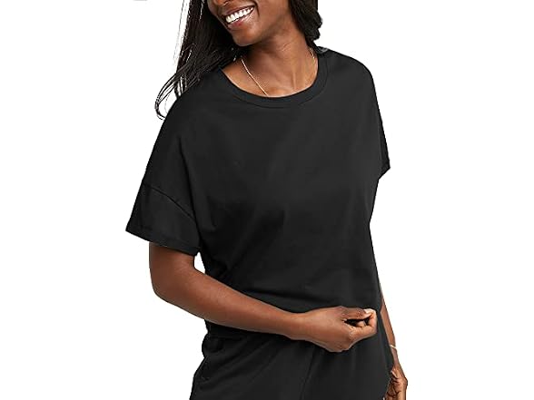 Hanes Women (XXL) Originals Boxy Cropped T-shirt