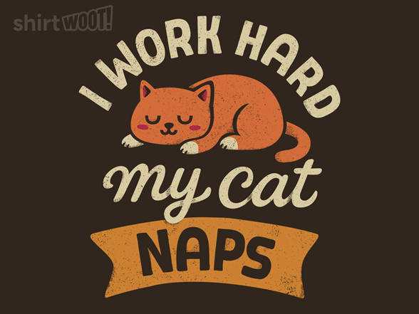 I Work Hard. My Cat Naps.