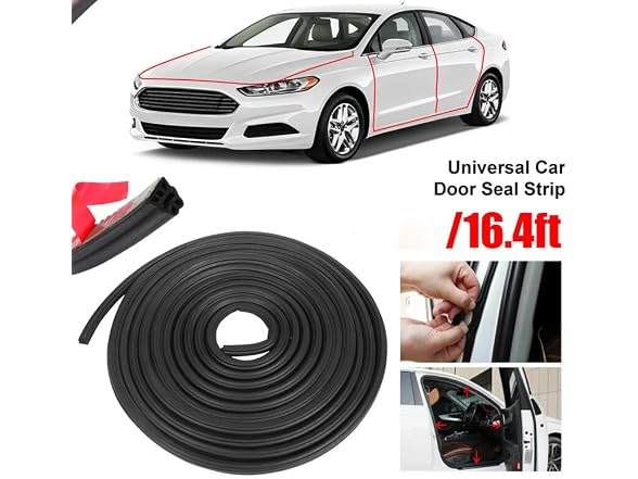 Generic APP-Auto-141 5M 3-Layer Car Door Seal Strip