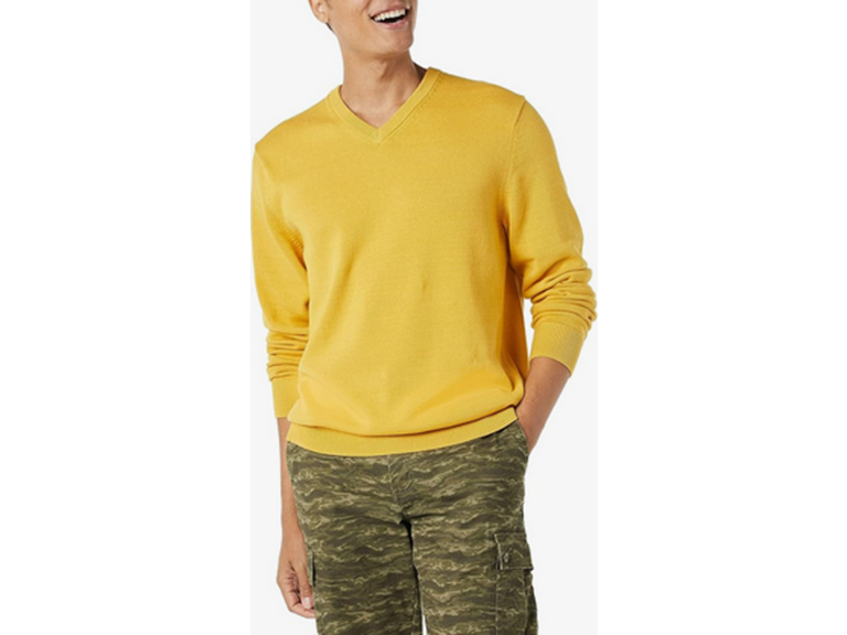 Amazon Essentials Men's V-Neck Pullover Sweater