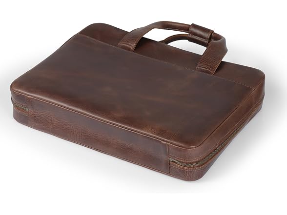Londo Genuine Leather Organizer Satchel