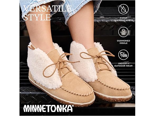 Minnetonka Women's Torrey Suede Bootie