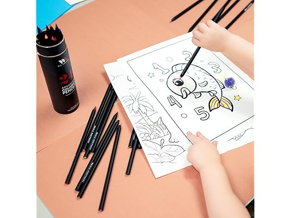 WA Portman 24pc Oil-Based Coloring Pencils
