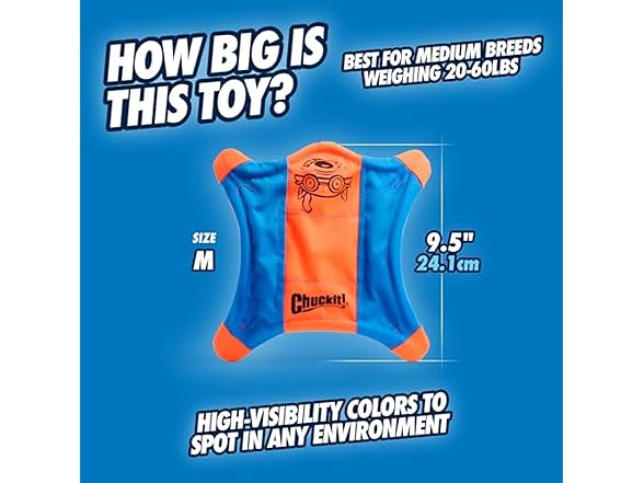 Chuckit! Flying Squirrel Fetch Dog Toy