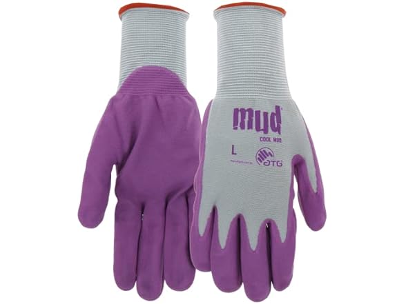 MUD 022 Cool, Nitrile Coated Gloves, Mountain Lilac