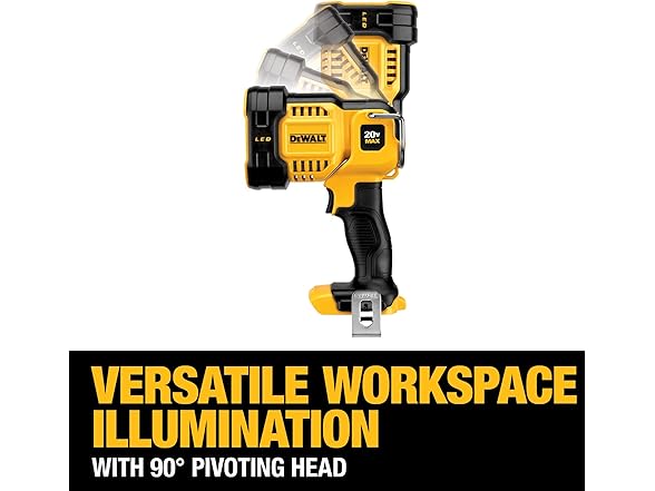DEWALT 20V MAX LED Work Light, Handheld Spotlight with 508 Y (Open Box)
