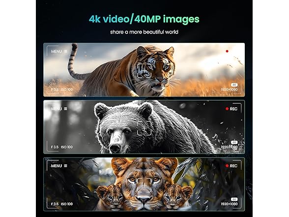 4K Night Vision Goggles | 3in HD Screen