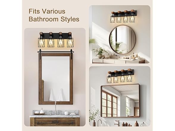 IZORRO Farmhouse Bathroom Vanity Light