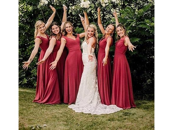 Rjer Women (16) Chiffon Bridesmaid Dresses Hot