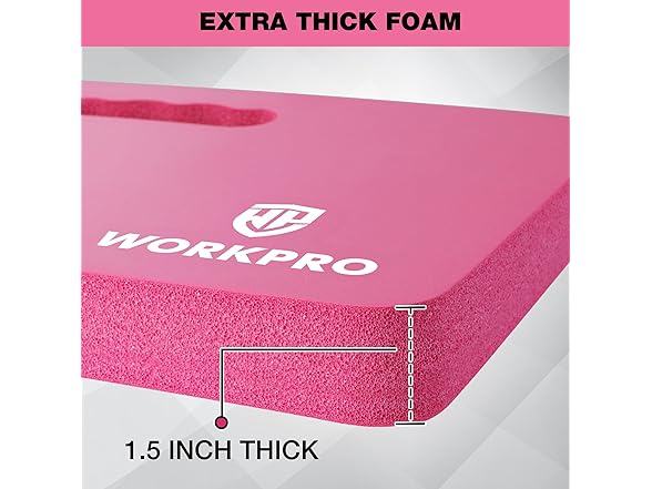 WORKPRO Extra Thick Kneeling Pad, 2pk Pick Color
