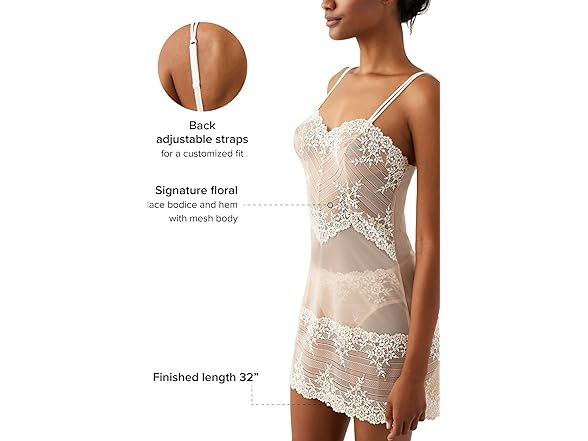 Wacoal Womens Embrace Lace Chemise