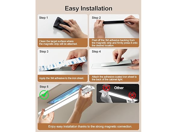 PLIOW 12-inch Under Cabinet Lighting