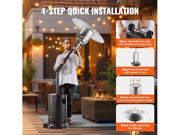 VEVOR Patio Heater for Outdoor Use