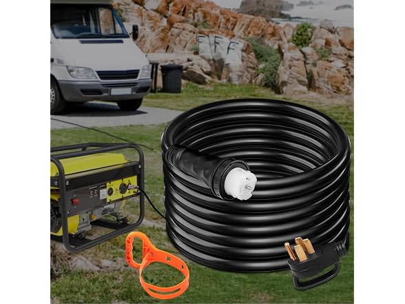 50FT Generator Power Cord 50-Amp 125/250-volt