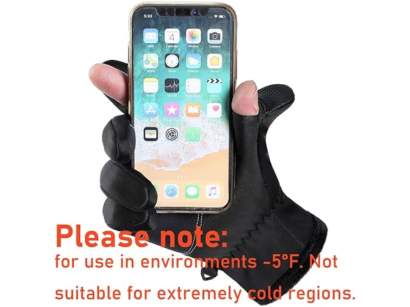 Bakovity (M) Winter Gloves Removable CutOut