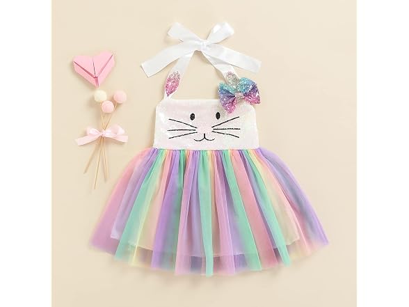 Hnyenmcko Girls (12-18 MOS) Baby Girl Easter Dress