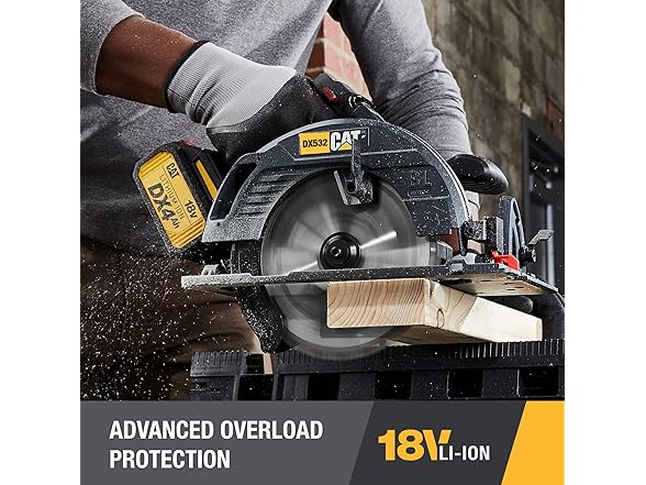 CAT DX532 18V Brushless 7-1/4in Circular Saw Kit