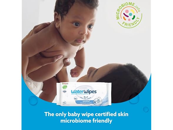 WaterWipes Newborn Baby Wipes 720 Count 12 Packs