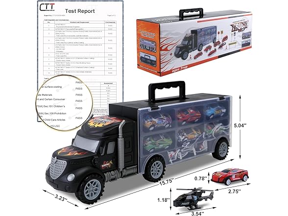 JODUDLR Transport Cars Carrier Set