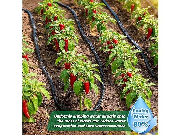 Garden Hose With Drip Irrigation System