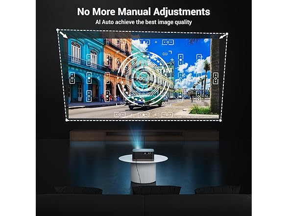 HAPPRUN 1500 ANSI 4K Full HD Projector