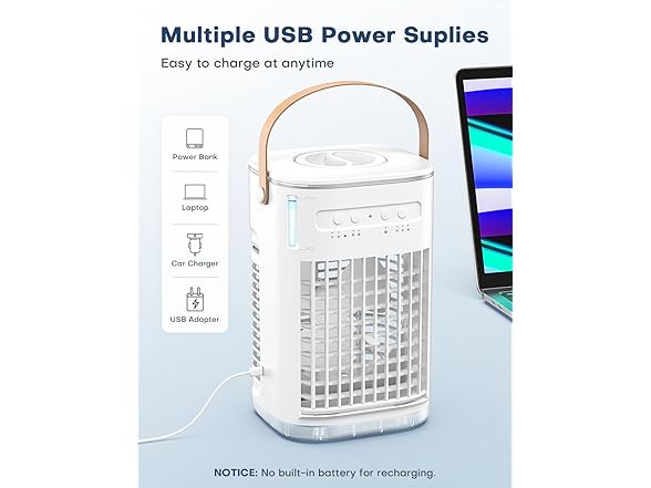 TEMEIKE 4-IN-1 Personal Air Conditioner with Remote