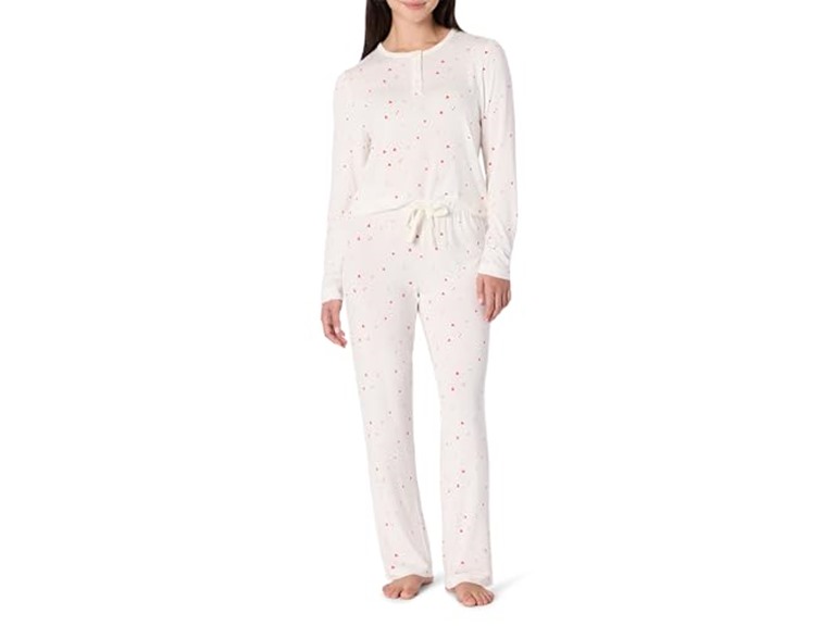 AE Womens LS Henley PJ Set - Gallery 8