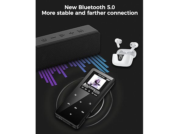 Cappsu 68GB MP3 Player w/ Bluetooth