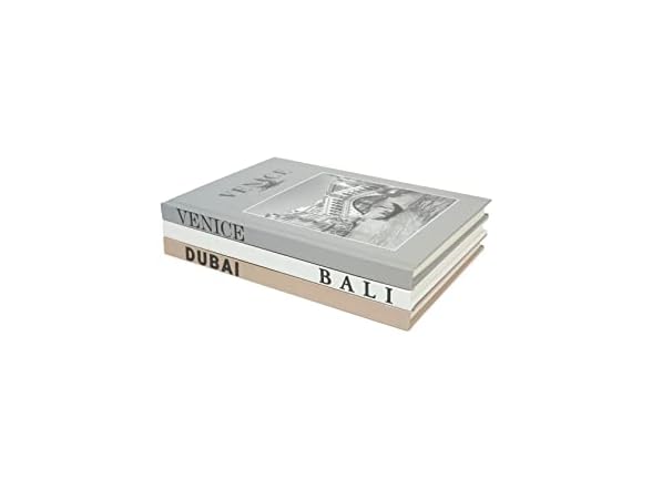 Generic  Set of 3 Decorative Books