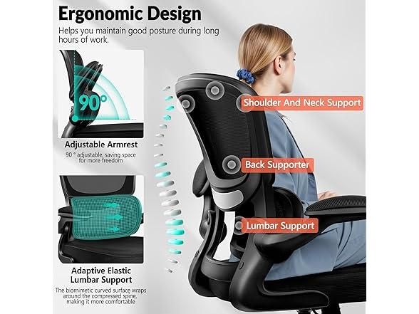 Bestfair W0893 2202 Office Chair Black