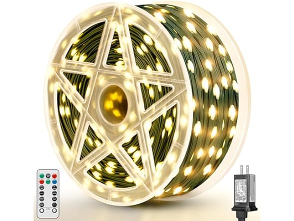 Brightever LED Christmas Lights - 900 Bulbs 295FT